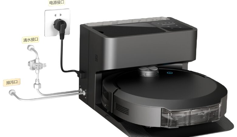 Dry and Wet Robot Vacuum Mop Self Cleaning Roller Robot Vacuum Cleaner Robotic Vacuum Cleaner